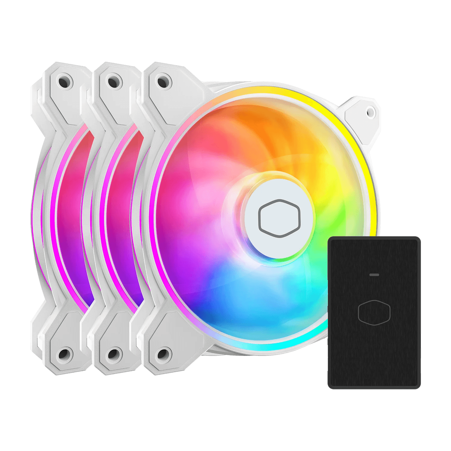 COOLER MASTER COOLER FAN MASTERFAN HALO 2 MF120 WHITE 3IN1