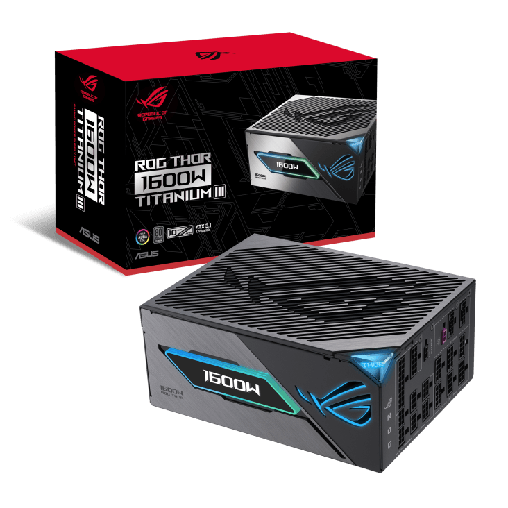ASUS FUENTE ROG THOR TITANIUM III 1600W 80+ TITANIUM