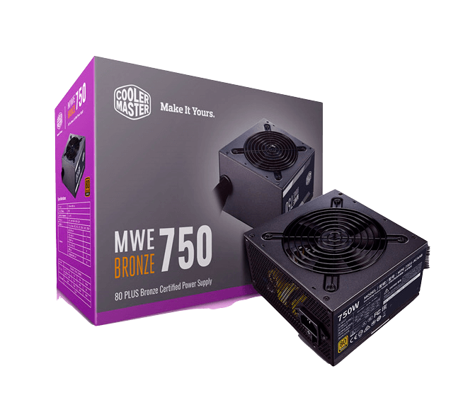 FUENTE COOLER MASTER MWE 750W BRONZE