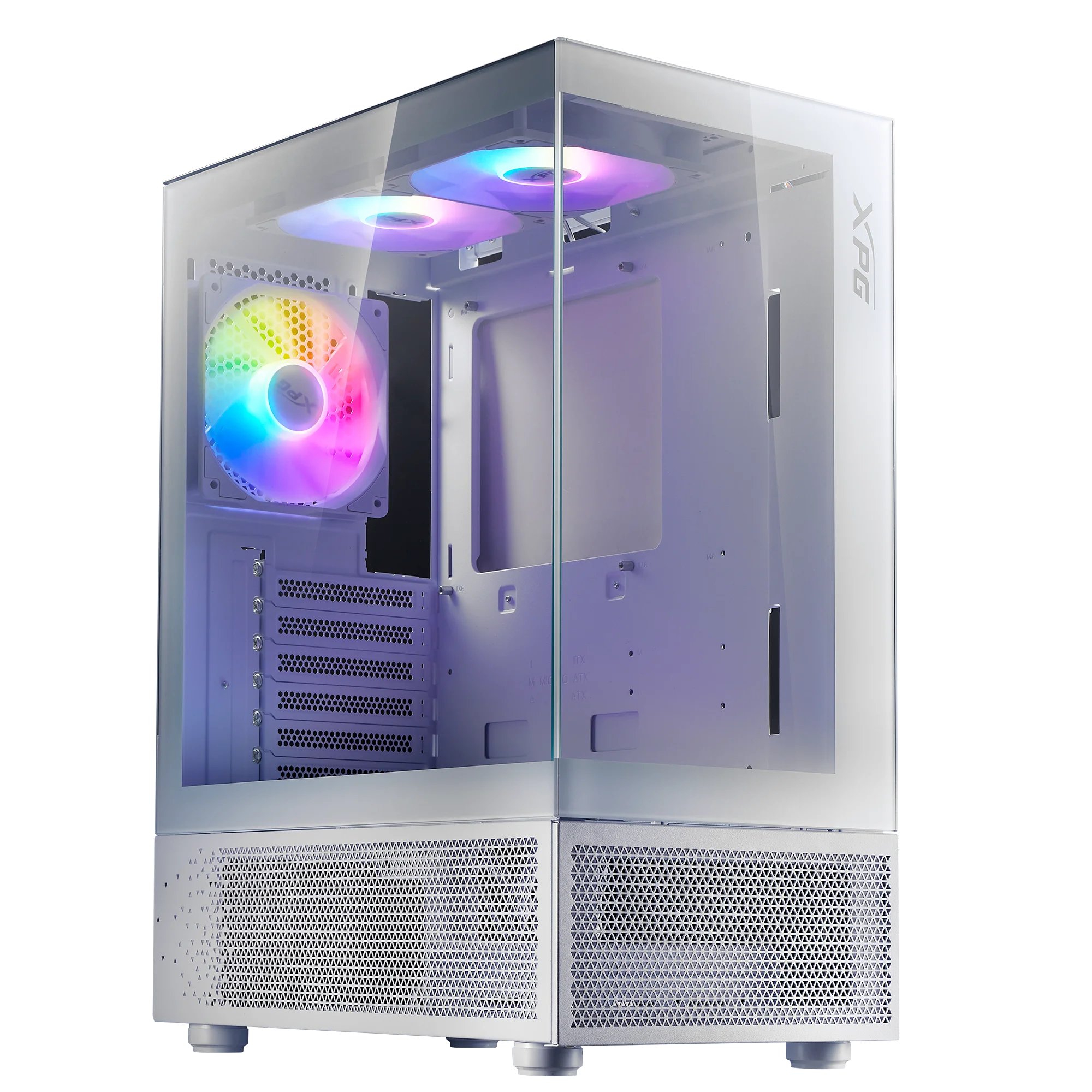 GABINETE ADATA XPG INVADER X MINI BLANCO 5 FAN ARGB