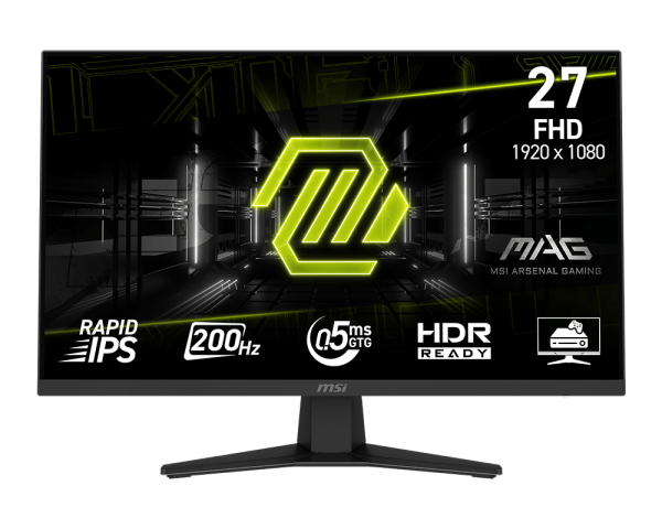 MONITOR MSI 27 MAG 274F 200HZ RAPID IPS 0,5MS