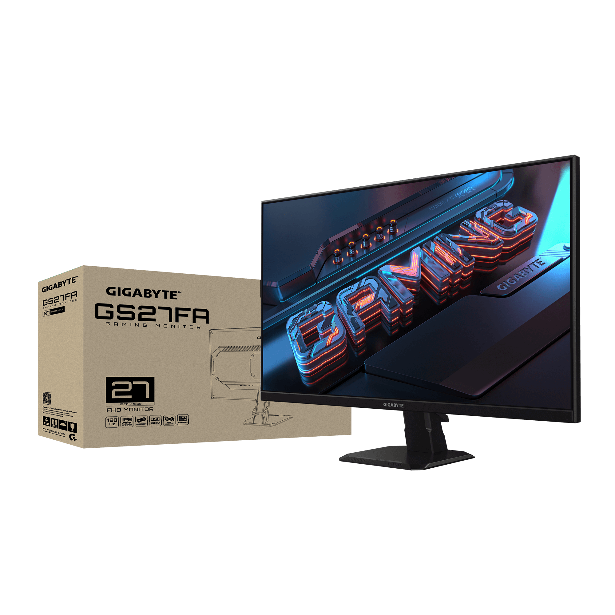 MONITOR GIGABYTE GS27FA SA 27" IPS SUPERSPEED 180HZ