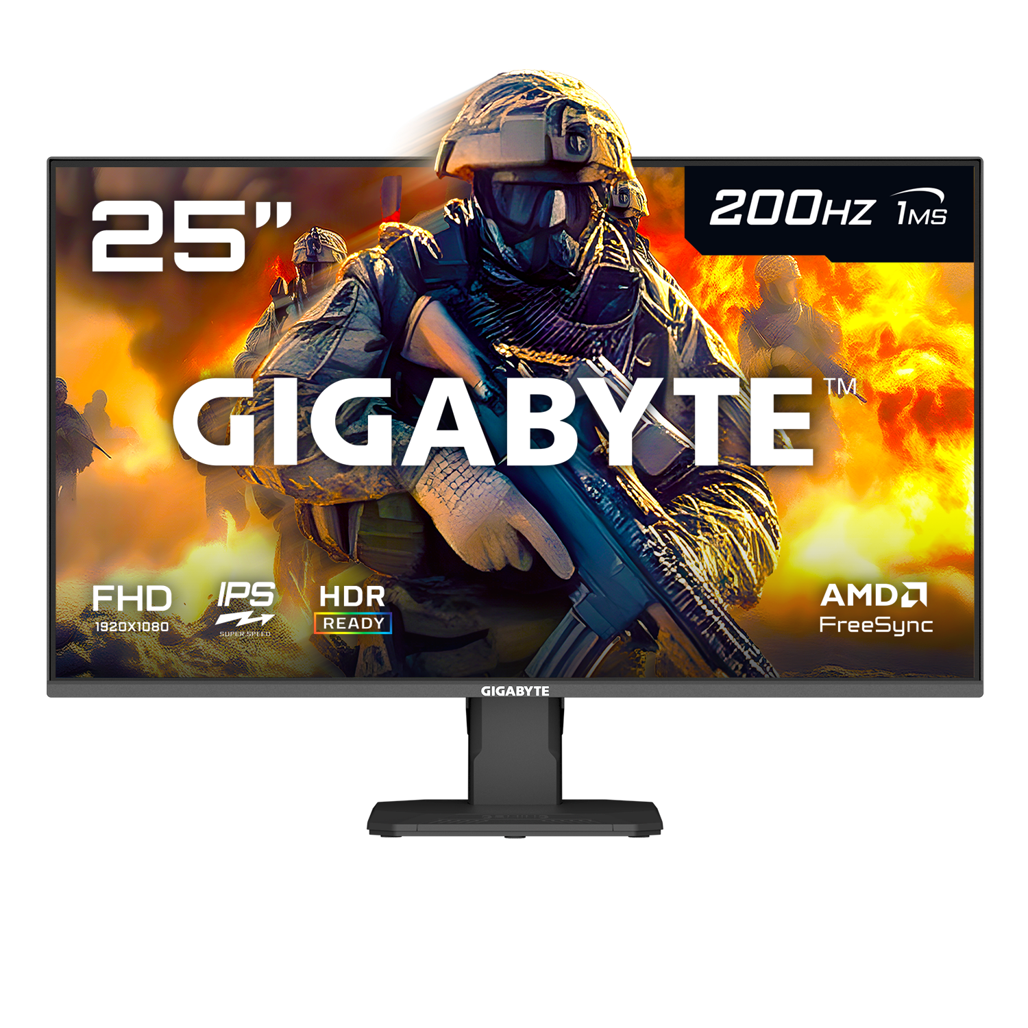 MONITOR GIGABYTE GS25F2 25" IPS 200HZ