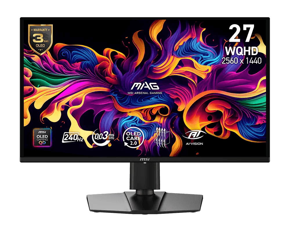 MSI MONITOR MAG 274QP 27" QHD OLED 240HZ 0.03MS