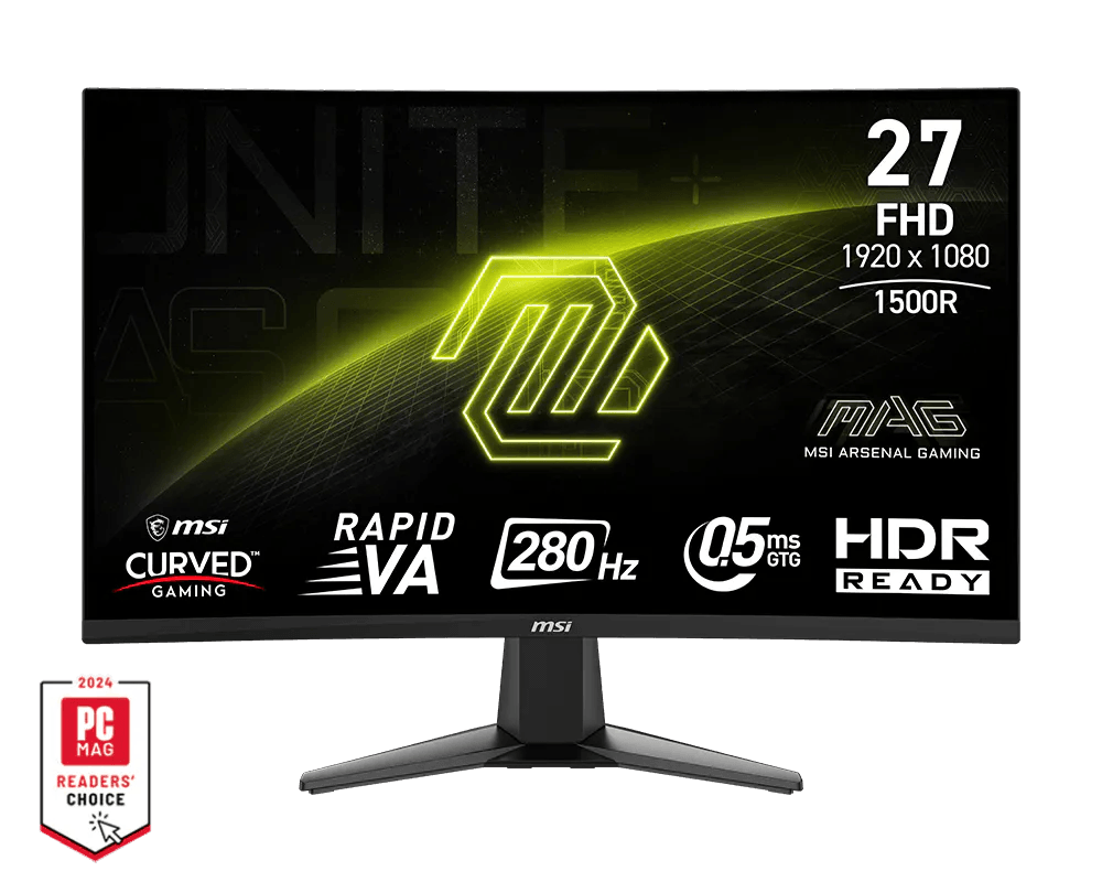 MSI MONITOR MAG 276CXF 27" FHD CURVO 280HZ