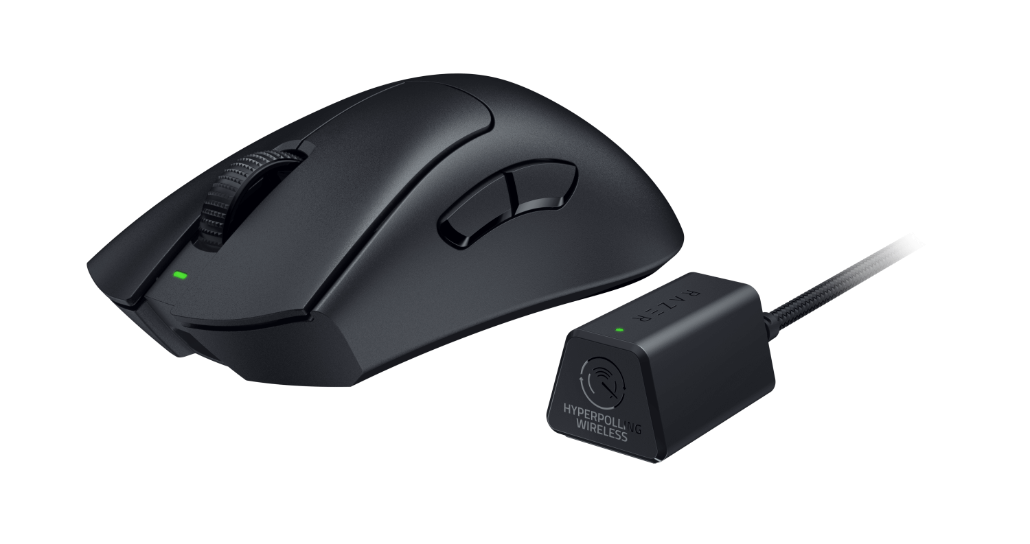 MOUSE RAZER DEATHADDER V3 PRO + HYPERPOLLING WIRELESS DONGLE