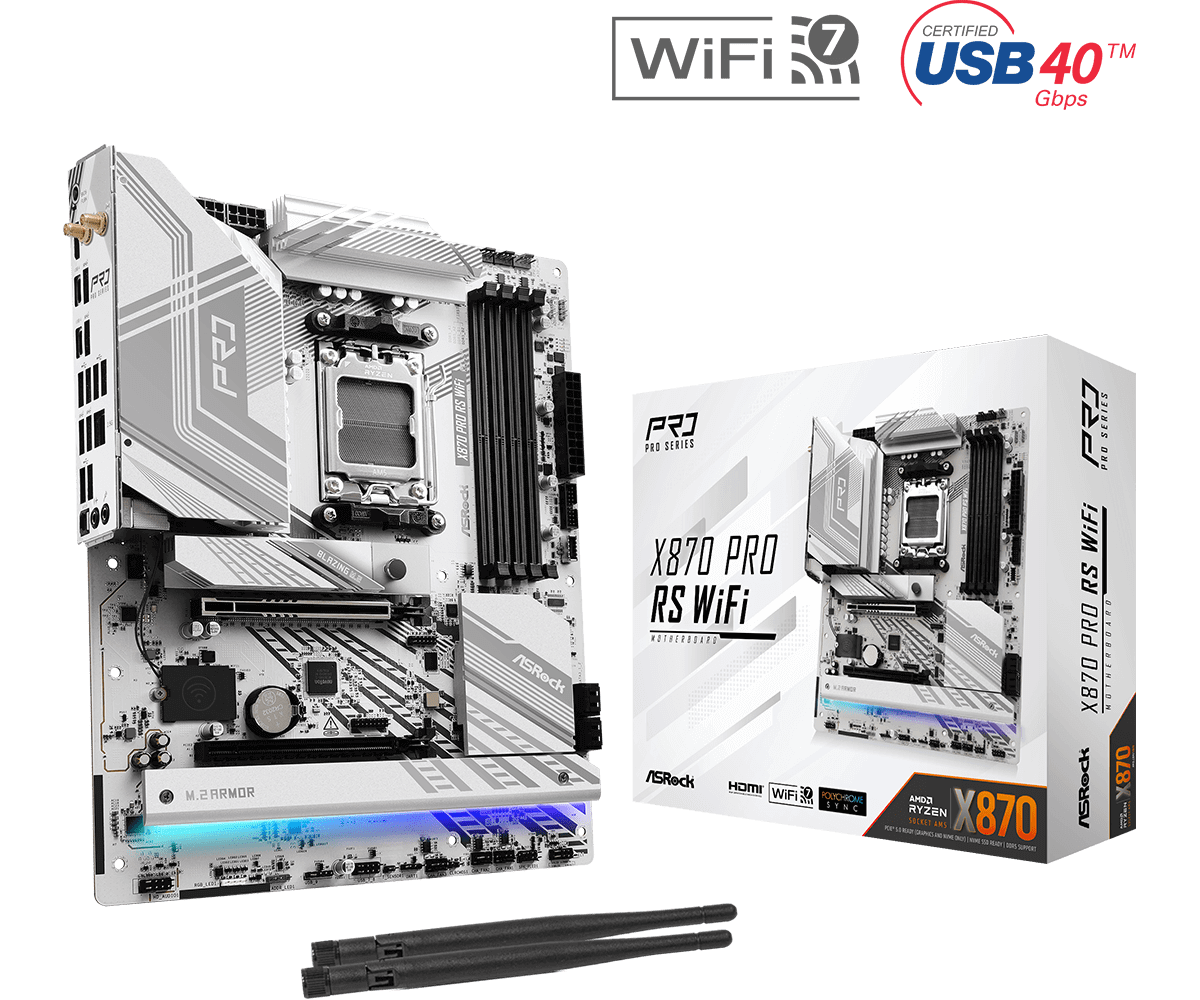 PLACA MADRE ASROCK X870 PRO RS WIFI