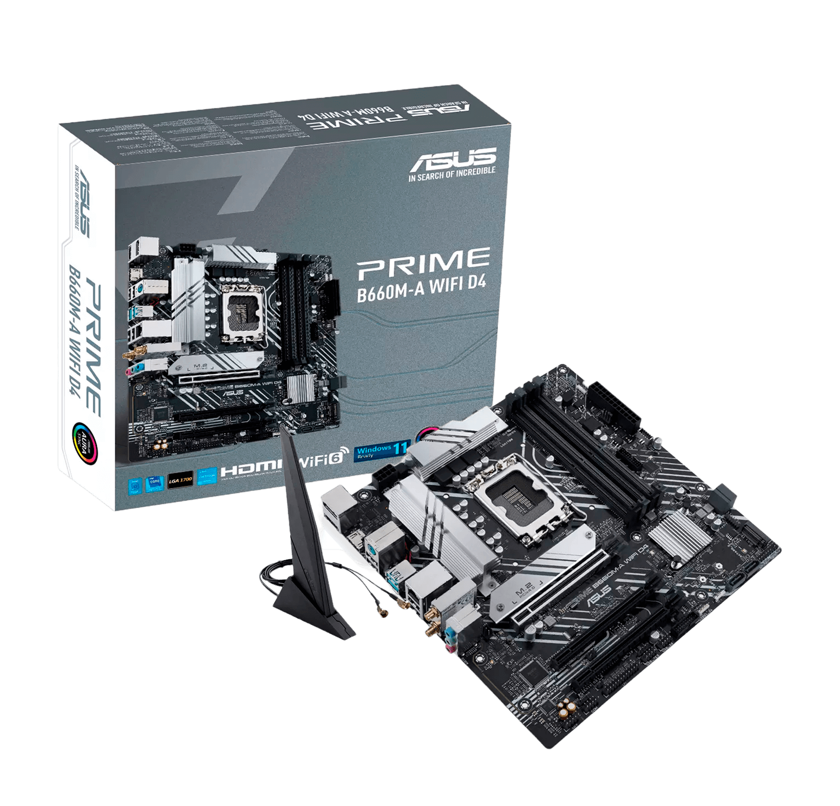PLACA MADRE ASUS PRIME B660M-A D4 WIFI