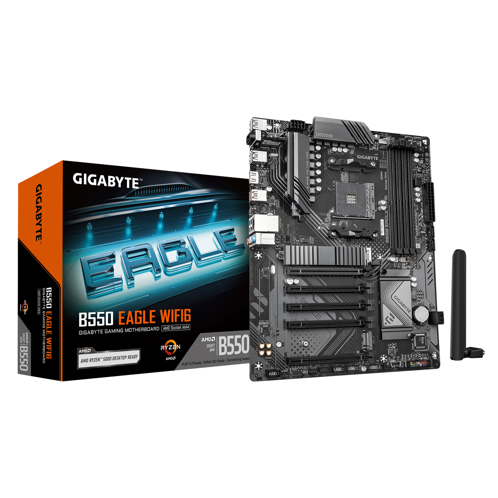 PLACA MADRE GIGABYTE B550 EAGLE WIFI6 DDR4 AM4