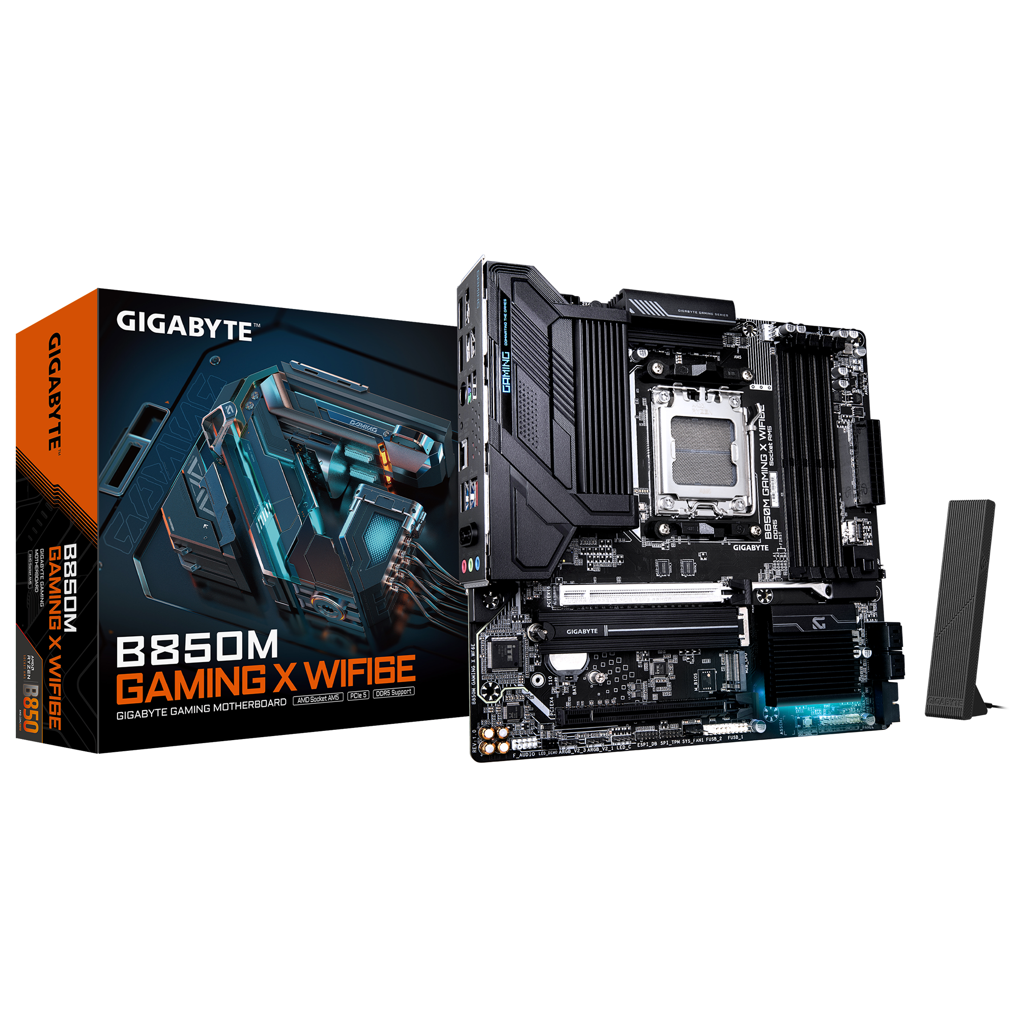 PLACA MADRE GIGABYTE B850M GAMING X WIFI6E
