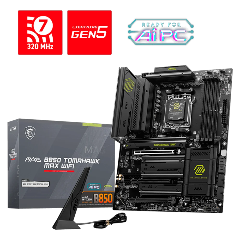PLACA MADRE MSI B850 TOMAHAWK MAX WIFI