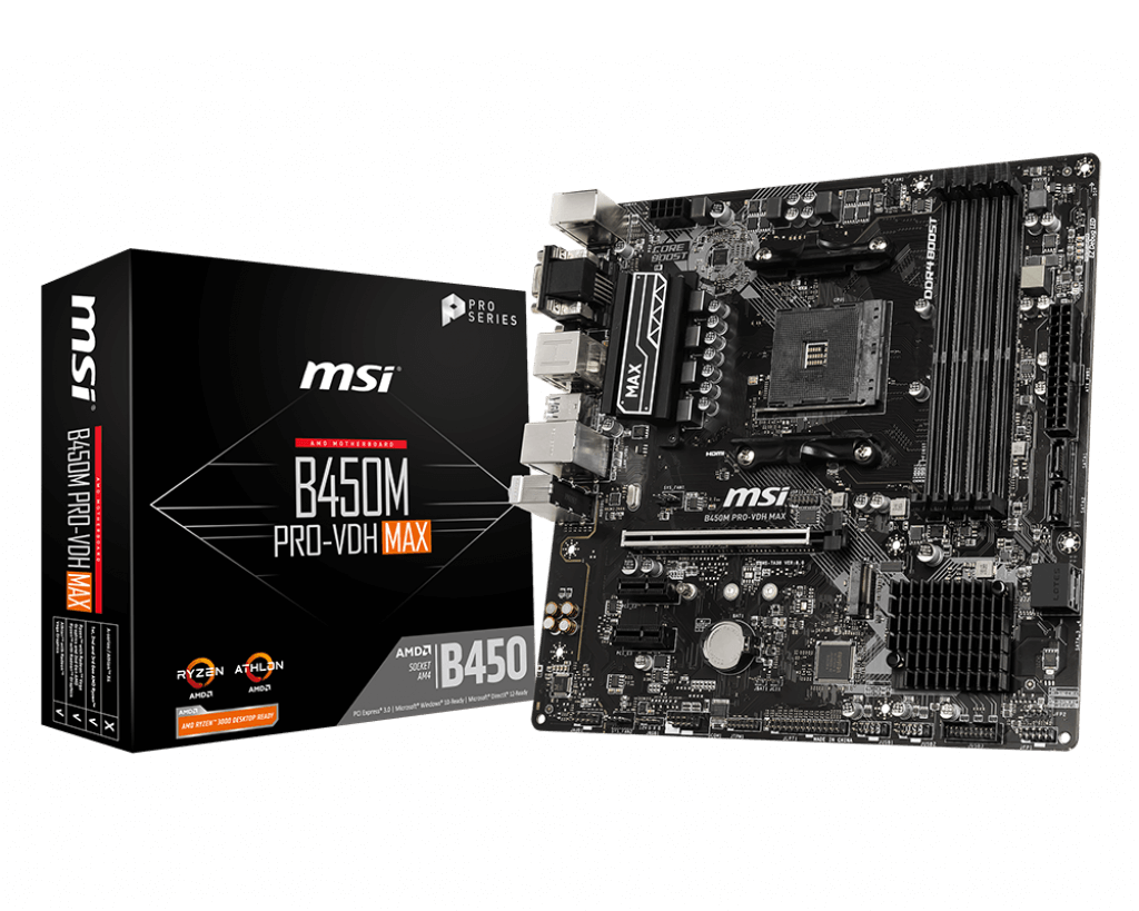 PLACA MADRE MSI B450M PRO-VDH MAX