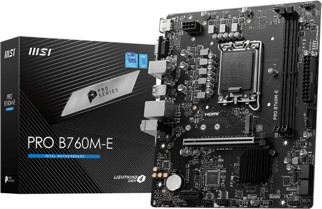 PLACA MADRE MSI B760M-E PRO DDR5