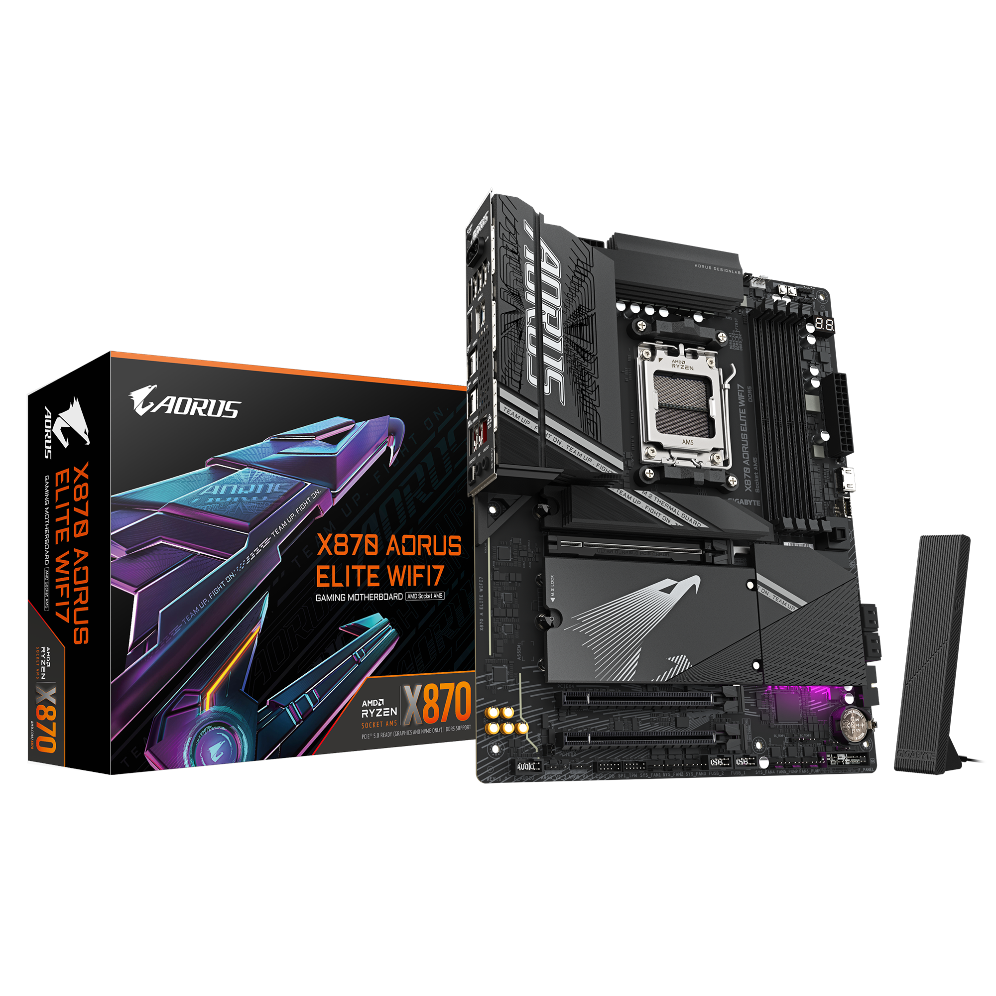PLACA MADRE AORUS X870 ELITE WIFI7 AM5 DDR5