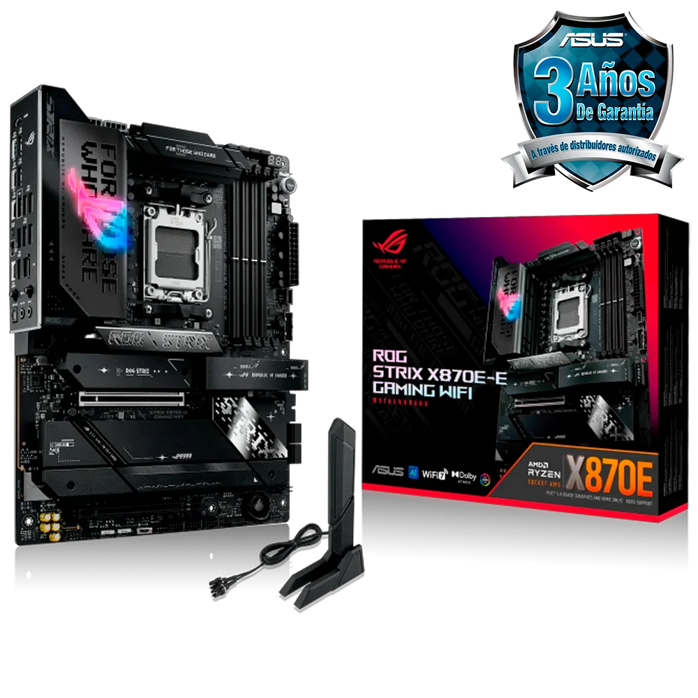 PLACA MADRE ASUS ROG STRIX X870E-E GAMING WIFI DDR5