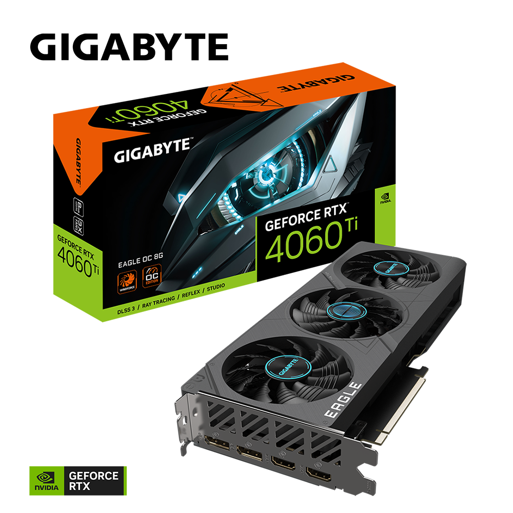 PLACA DE VIDEO GIGABYTE RTX 4060TI EAGLE OC 8GB
