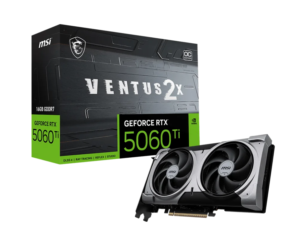 PLACA DE VIDEO ASUS RTX 5060TI VENTUS 2X OC PLUS 16GB