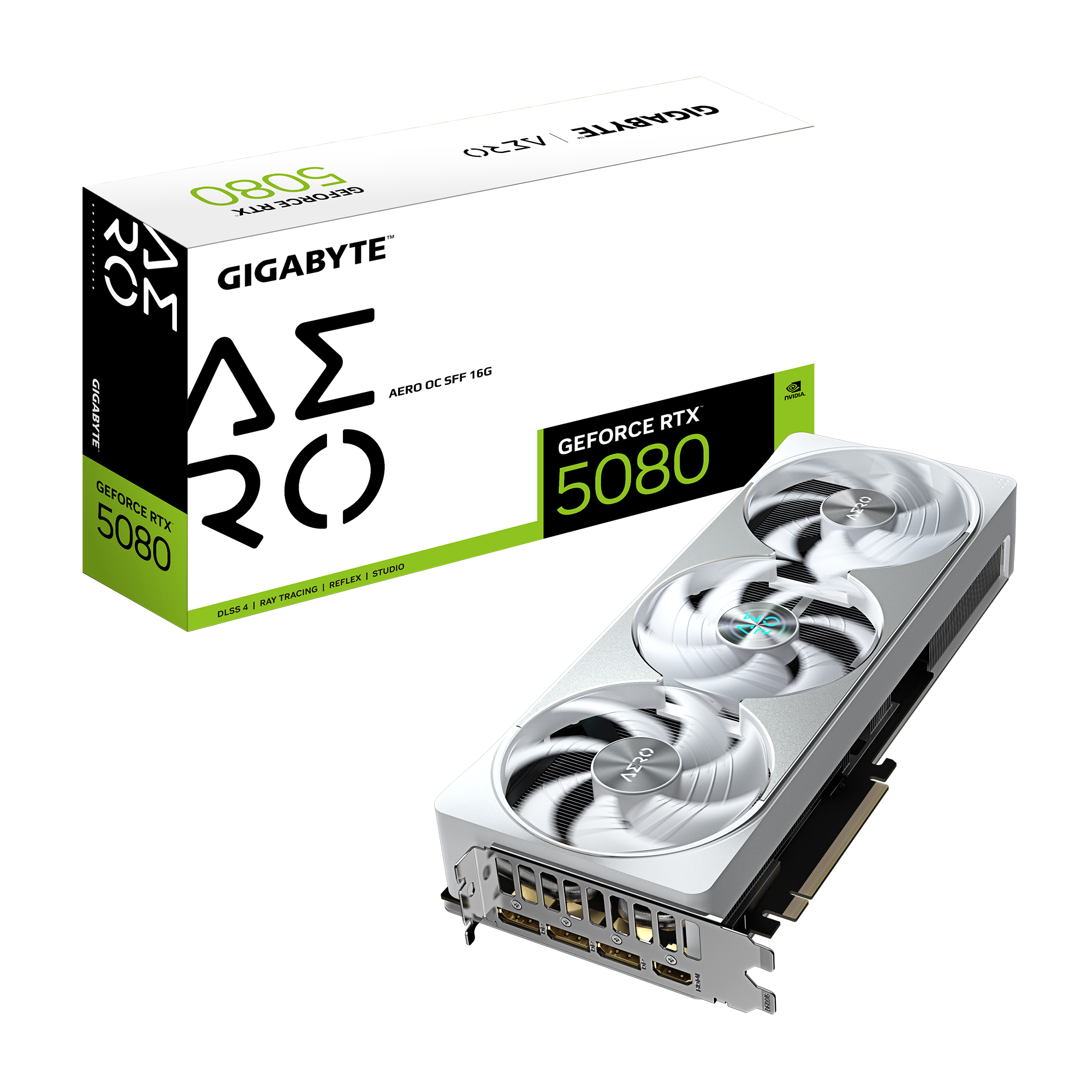 PLACA DE VIDEO GIGABYTE RTX 5080 AERO OC SFF 16GB