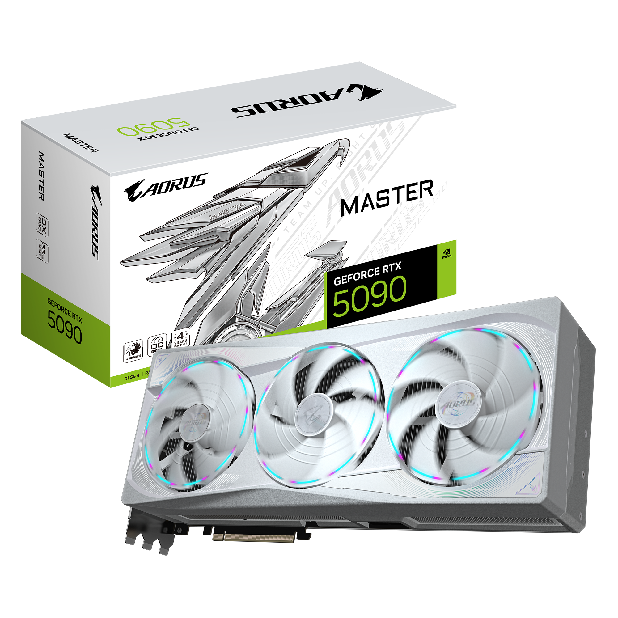 PLACA DE VIDEO AORUS RTX 5090 MASTER ICE 32GB