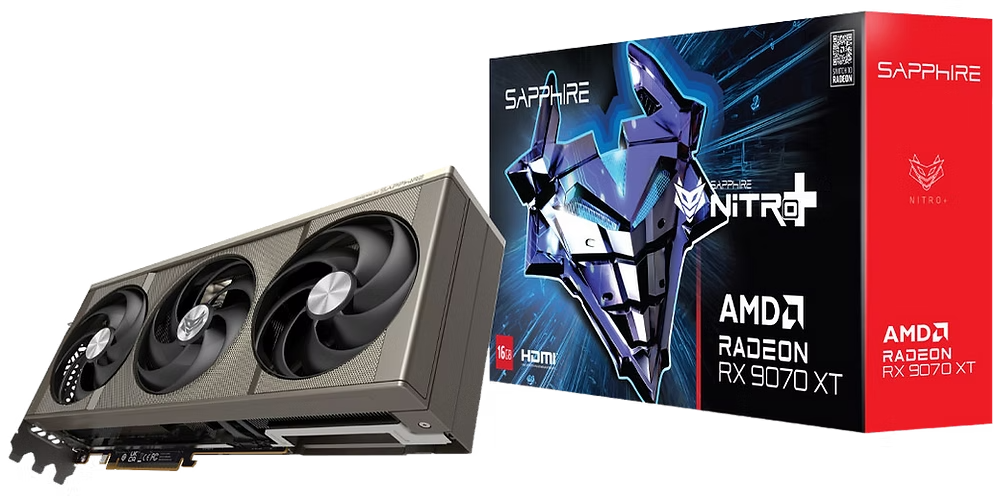 PLACA DE VIDEO SAPPHIRE RX 9070XT NITRO+ 16GB