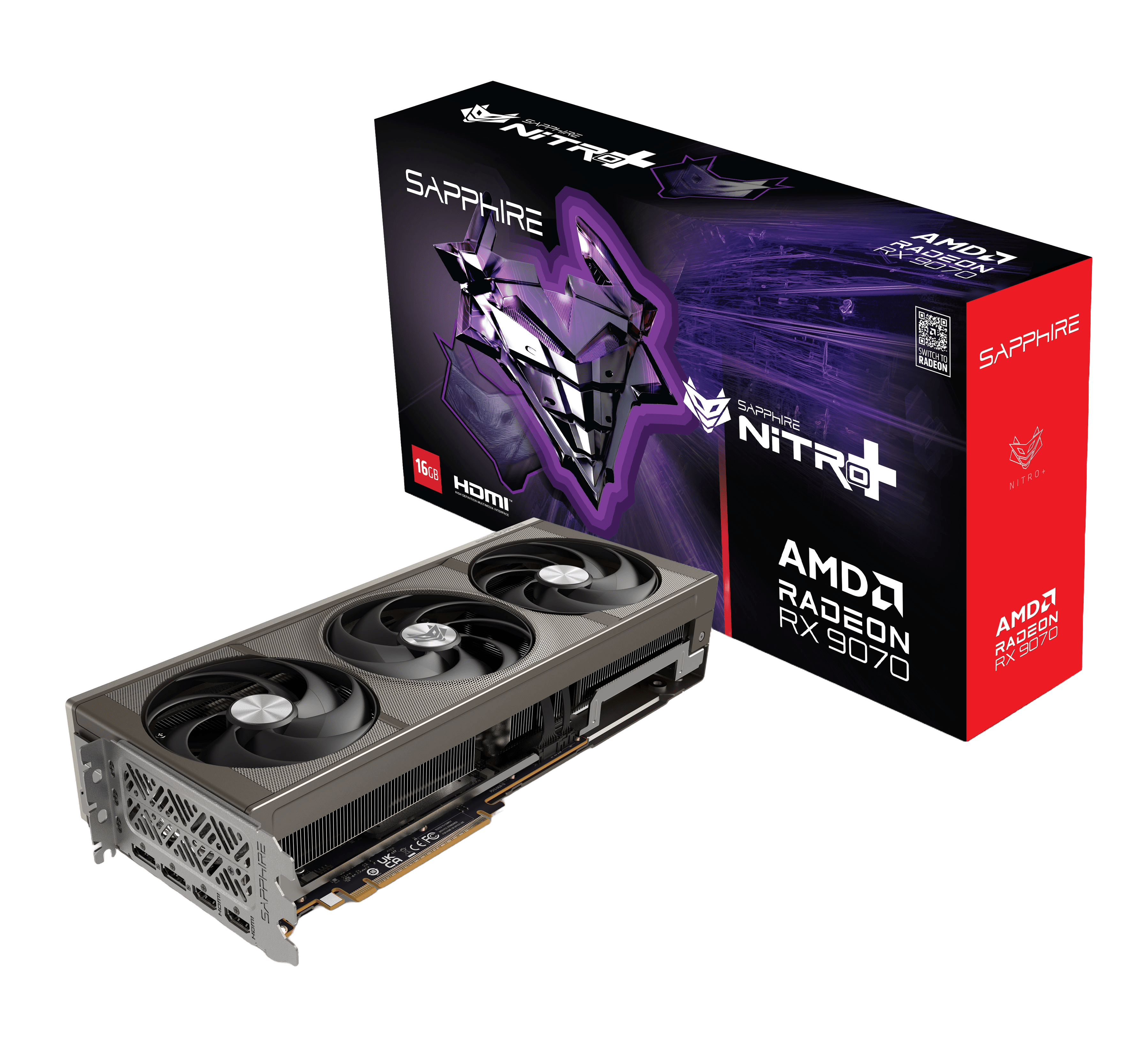 PLACA DE VIDEO SAPPHIRE RX 9070 NITRO+ 16GB