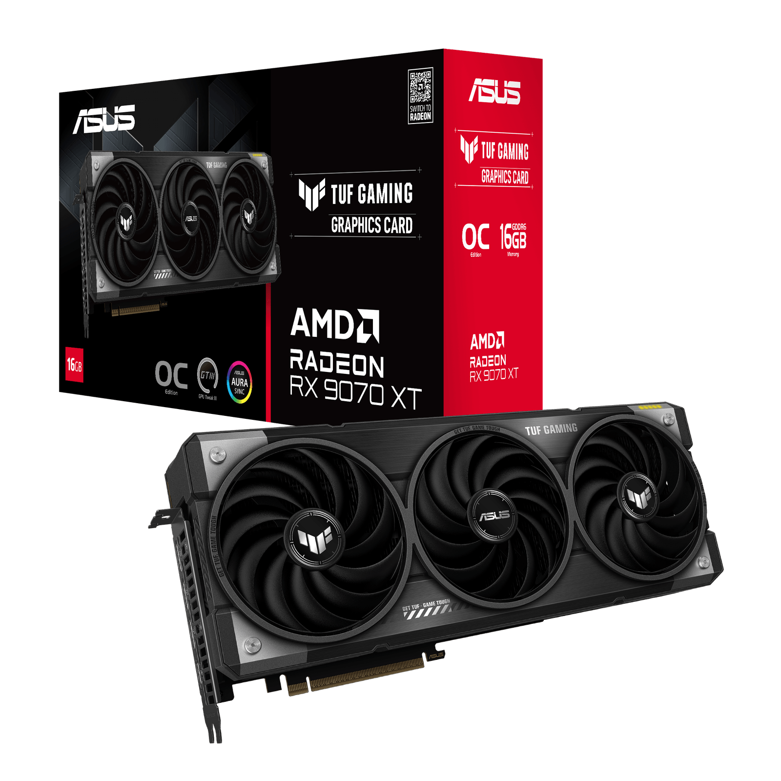 PLACA DE VIDEO ASUS TUF RX 9070XT 16GB OC