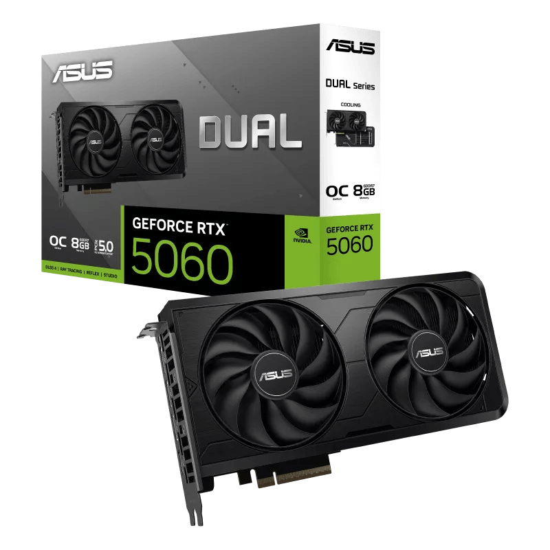 ASUS PLACA DE VIDEO DUAL RTX 5060 EVO OC 8GB