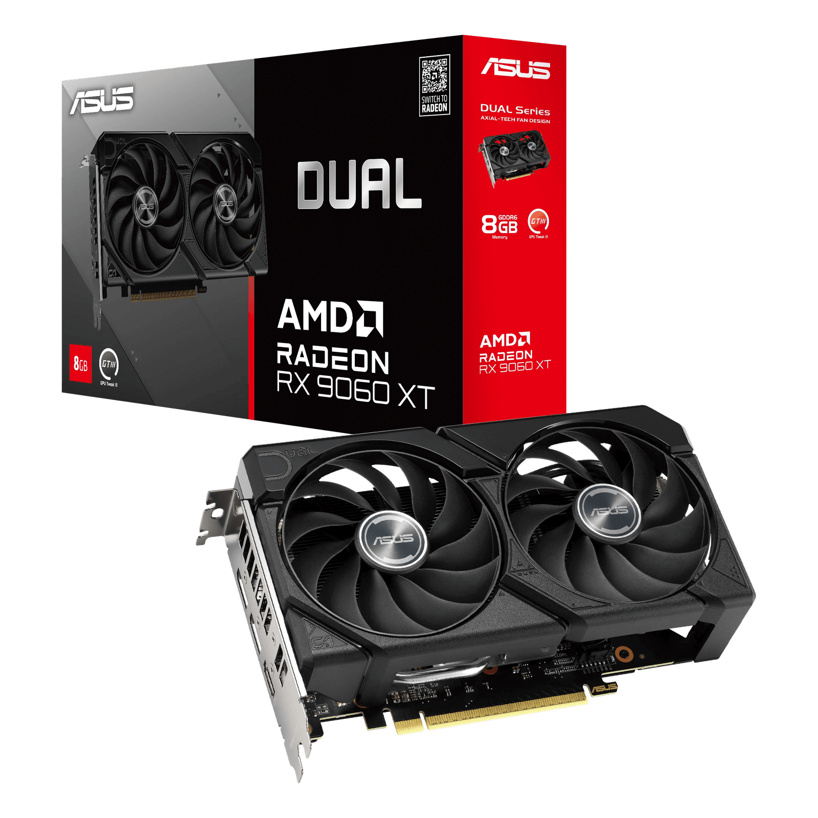 PLACA DE VIDEO ASUS DUAL RX 9060XT 8GB
