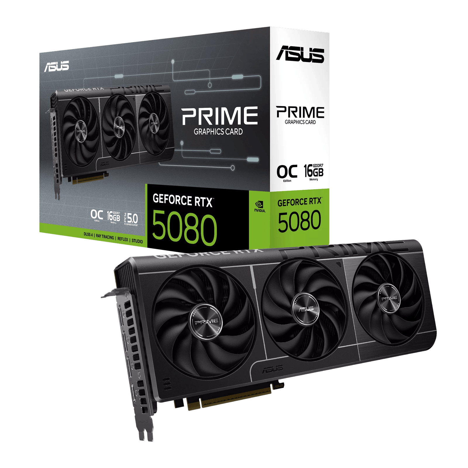 ASUS PLACA DE VIDEO PRIME RTX 5080 OC 16GB