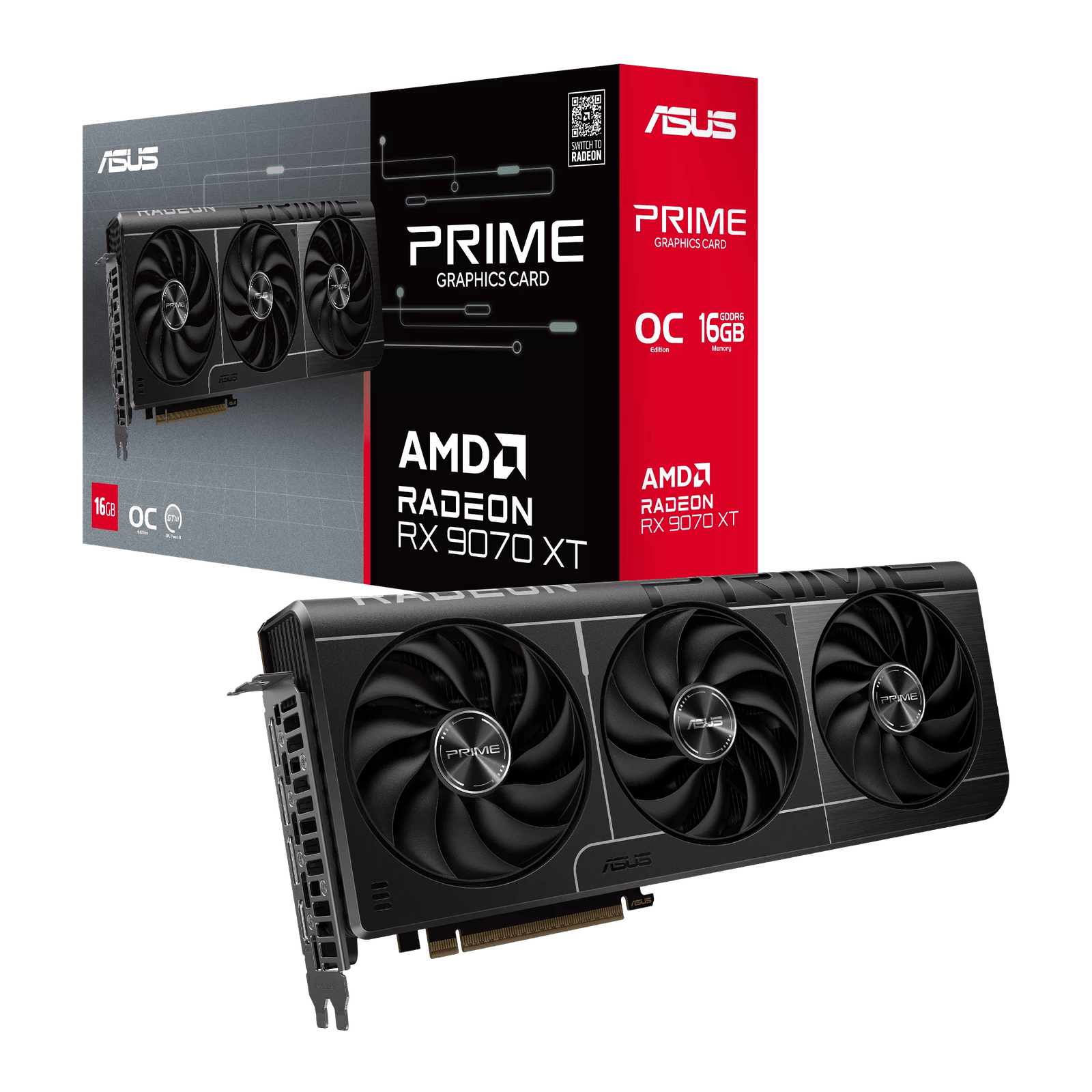 ASUS PLACA DE VIDEO PRIME RX 9070XT 16GB OC EDITION