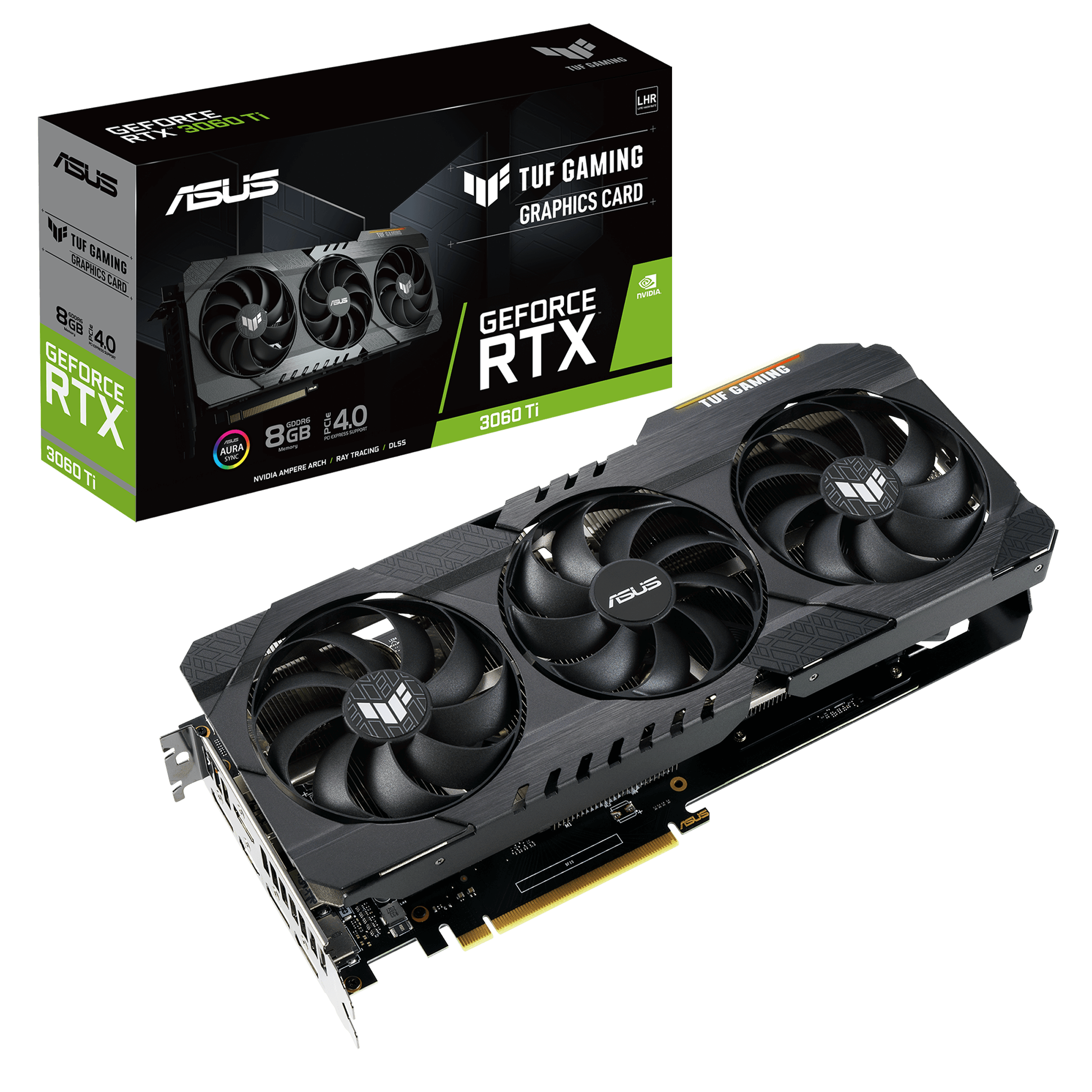 PLACA DE VIDEO ASUS RTX 3060TI TUF GAMING OC EDITION V2