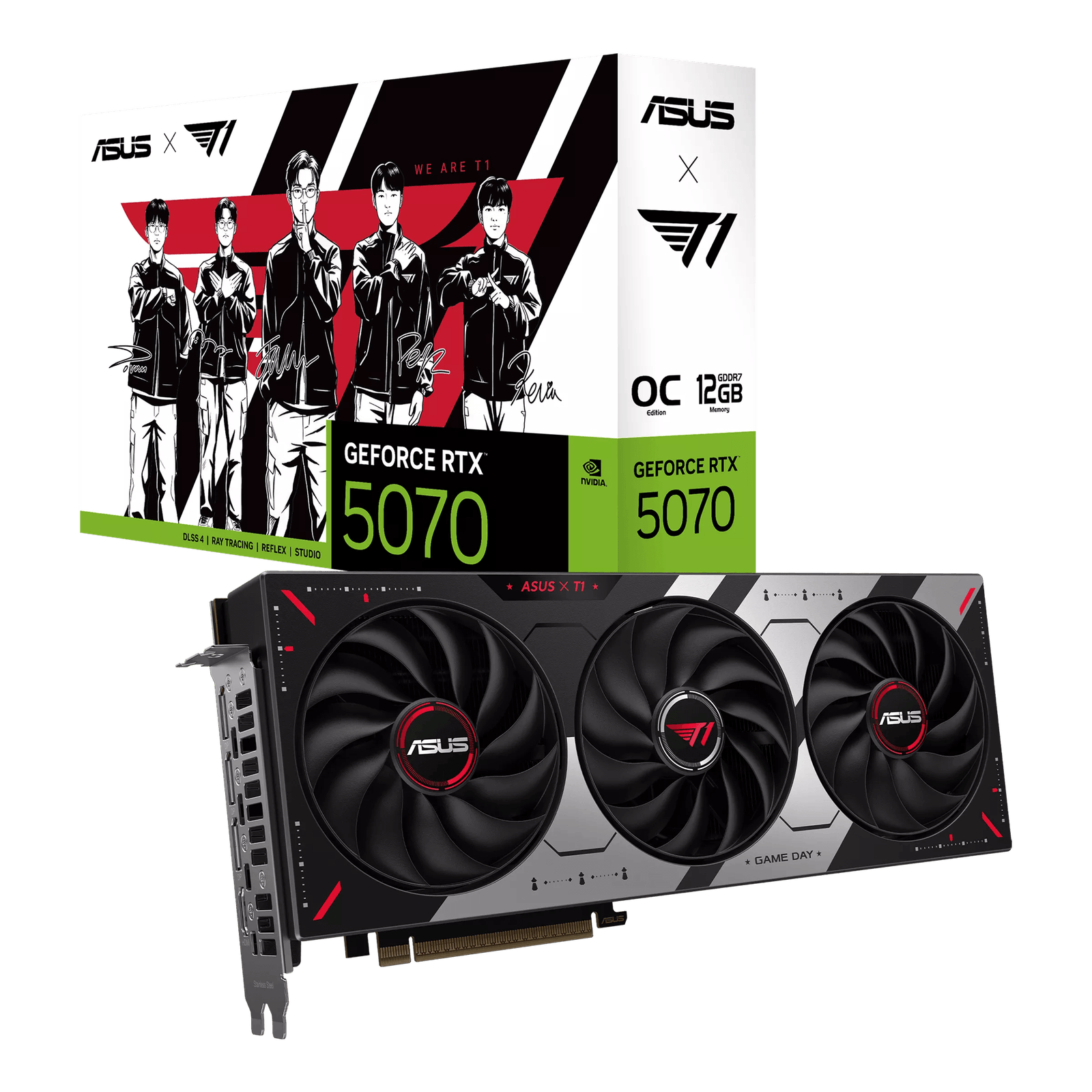 ASUS PLACA DE VIDEO RTX 5070 T1 EDITION 12GB GDDR7 OC