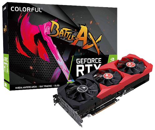 PLACA DE VIDEO COLORFUL RTX 3080TI BATTLE AX 12GB