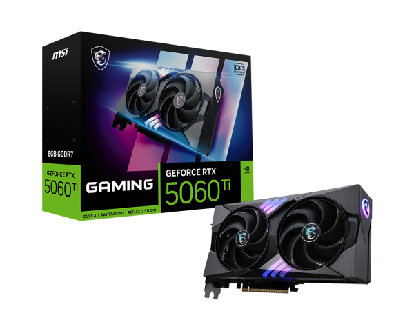 PLACA DE VIDEO MSI RTX 5060TI GAMING OC 8GB