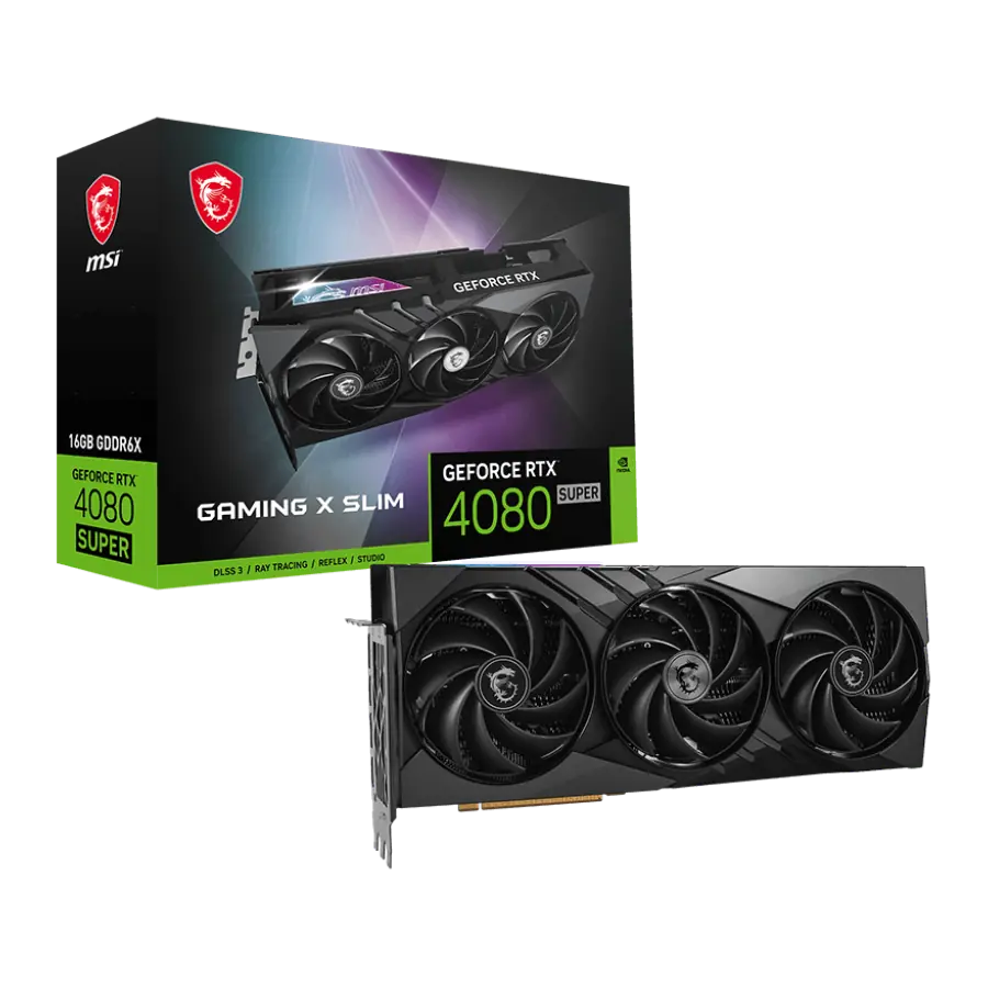 PLACA DE VIDEO MSI RTX 4080 SUPER GAMING X SLIM