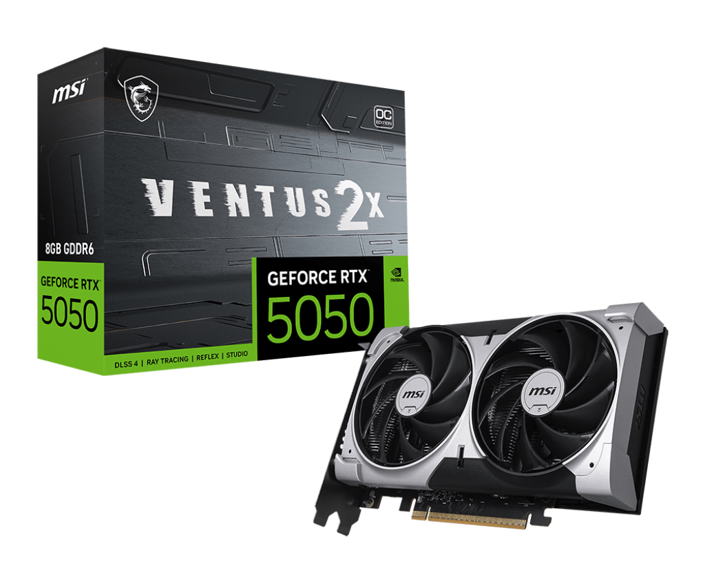 PLACA DE VIDEO MSI RTX 5050 VENTUS 2X OC