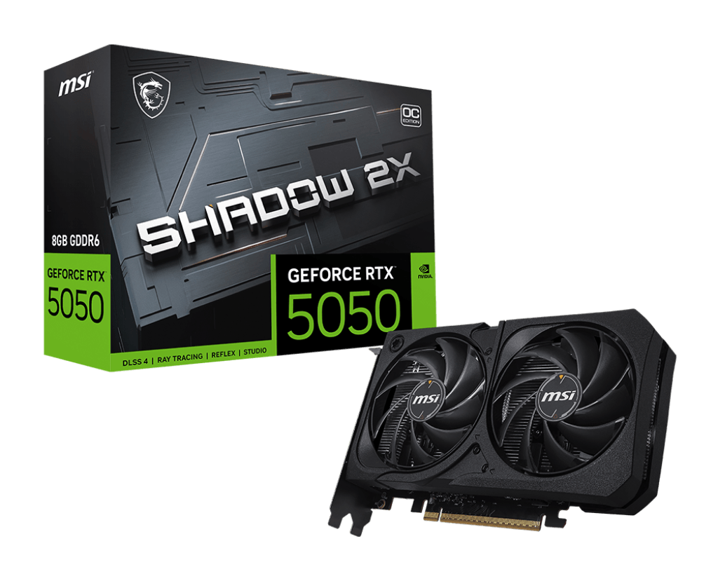 MSI PLACA DE VIDEO RTX 5050 SHADOW 2X OC 8GB