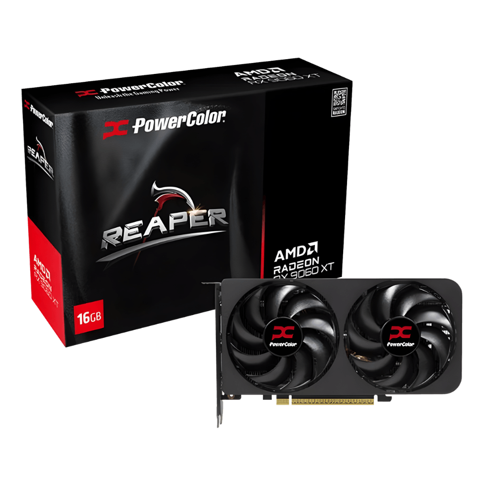 POWERCOLOR PLACA DE VIDEO REAPER RX 9060XT 16GB GDDR6