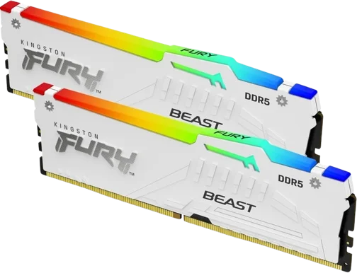 RAM KINGSTON FURY 32GB (2X16) WHITE RGB 5600MHZ CL32