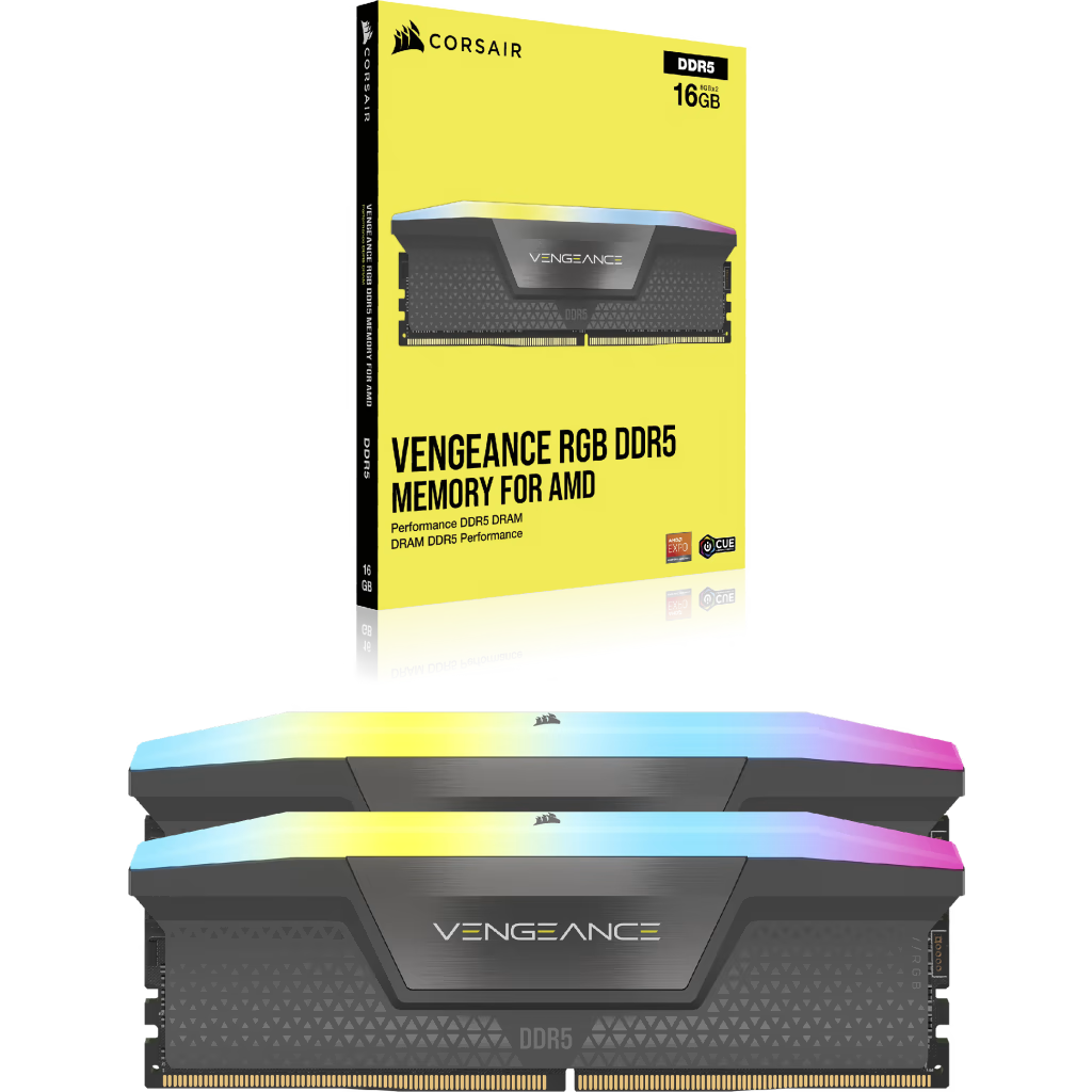 RAM CORSAIR 32GB (2X16) VENGEANCE 6000MHZ CL30 RGB EXPO