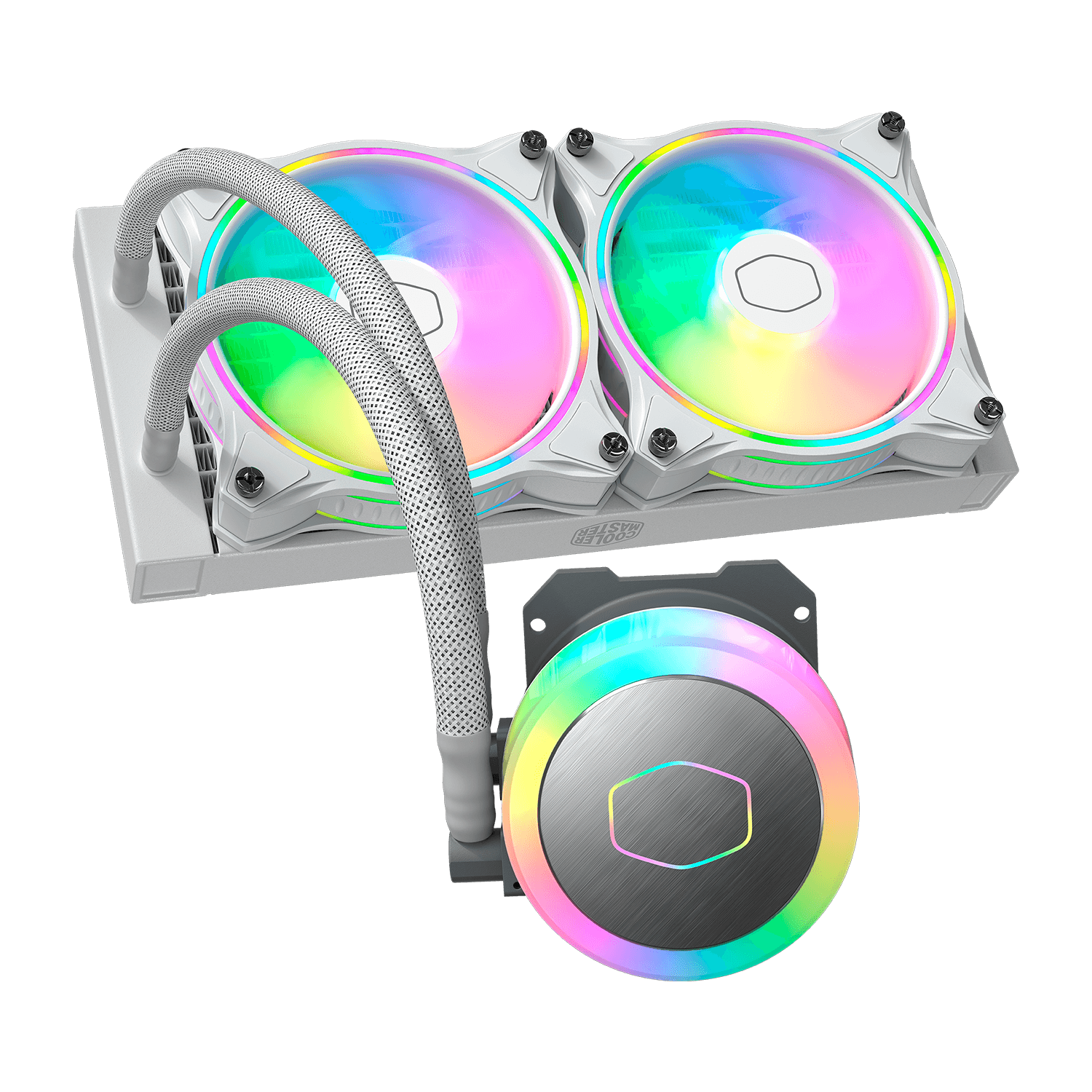 REFRIGERACION LIQUIDA COOLER MASTER ML240 ILLUSION WHITE ARGB