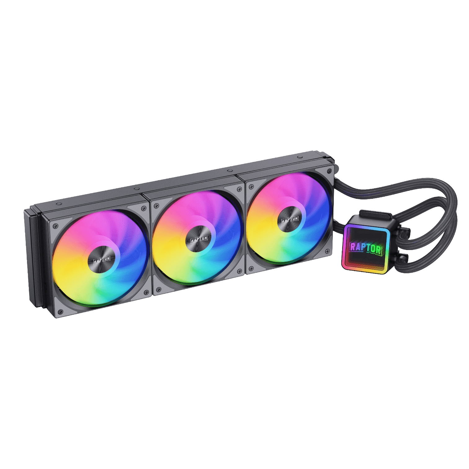RAPTOR REFRIGERACION LIQUIDA AQUA CORE 360 3X BLACK