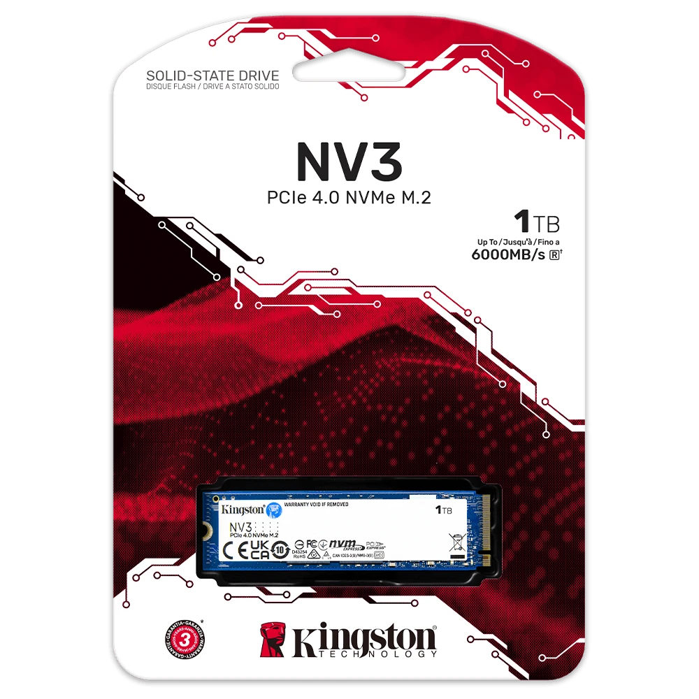 SSD KINGSTON SNV3S 1TB NVME PCIE 4.0
